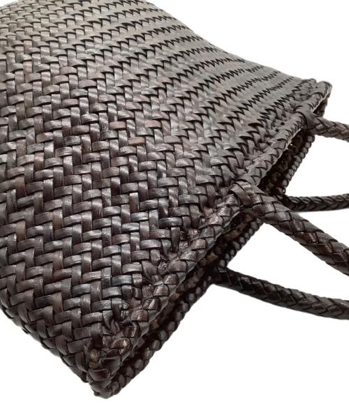 DRAGON DIFFUSION（ドラゴンディフュージョン）dragon diffusion (ドラゴンディフュージョン) トートバッグ　GRACE BASKET SMALL ブラウン 未使用品の古着・服飾アイテム
