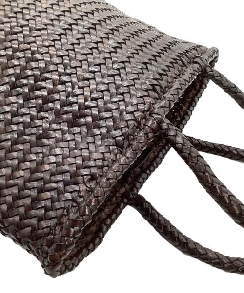 DRAGON DIFFUSION（ドラゴンディフュージョン）dragon diffusion (ドラゴンディフュージョン) トートバッグ　GRACE BASKET SMALL ブラウン 未使用品の古着・服飾アイテム