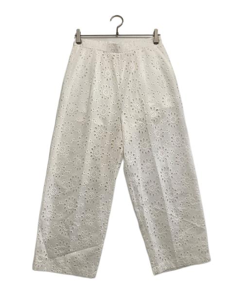 JULY NINE（ジュライナイン）JULY NINE (ジュライナイン) レースパンツ ホワイト サイズ:40 未使用品の古着・服飾アイテム