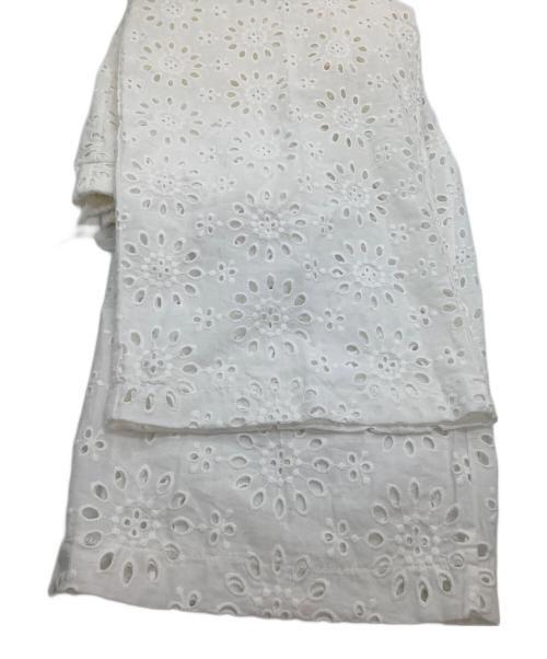 JULY NINE（ジュライナイン）JULY NINE (ジュライナイン) レースパンツ ホワイト サイズ:40 未使用品の古着・服飾アイテム