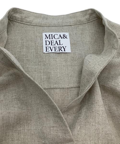 MICA&DEAL（マイカアンドディール）MICA&DEAL (マイカアンドディール) ノースリーブブラウス 25SS ベージュ サイズ:free 未使用品の古着・服飾アイテム