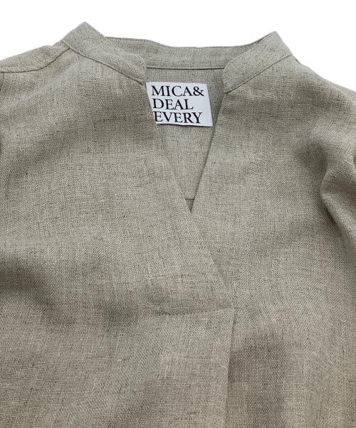 MICA&DEAL（マイカアンドディール）MICA&DEAL (マイカアンドディール) ノースリーブブラウス 25SS ベージュ サイズ:free 未使用品の古着・服飾アイテム