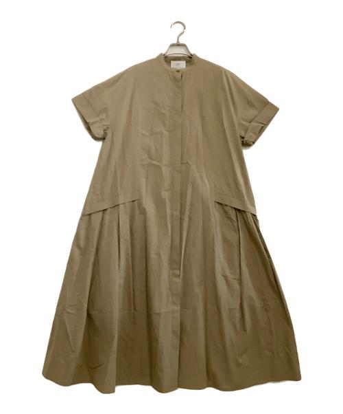 1er Arrondissement（プルミエ アロンディスモン）1er Arrondissement (プルミエ アロンディスモン) 半袖ワンピース　25年モデル ブラウン サイズ:36 未使用品の古着・服飾アイテム