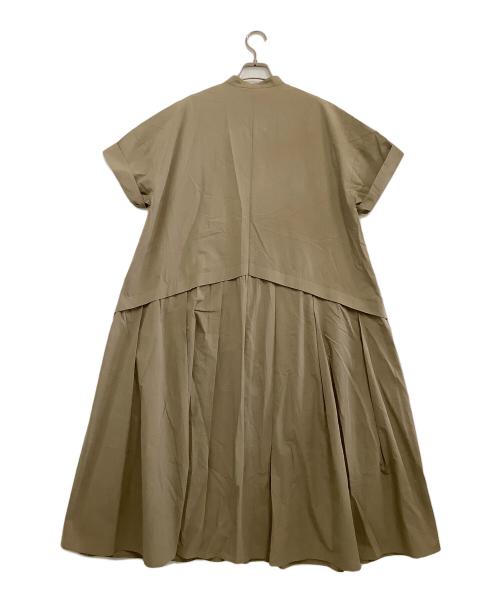 1er Arrondissement（プルミエ アロンディスモン）1er Arrondissement (プルミエ アロンディスモン) 半袖ワンピース　25年モデル ブラウン サイズ:36 未使用品の古着・服飾アイテム