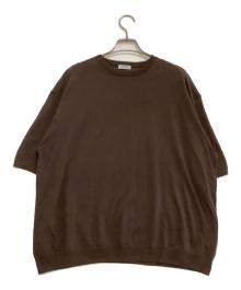 Whim Gazette（ウィムガゼット）の古着「薄手ニット　GEMINI　25SS」｜ブラウン