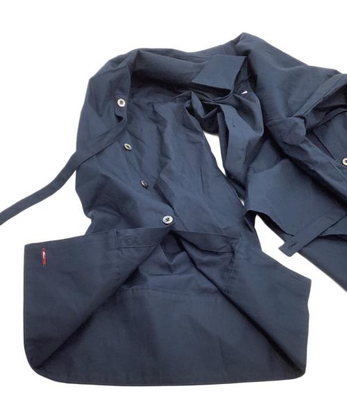 deres（デレス）deres (デレス) THOMAS MASON (トーマスメイソン) 長袖シャツ　6way sleeve shirt ネイビー サイズ:freeの古着・服飾アイテム