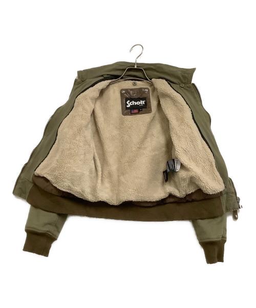Schott（ショット）Schott (ショット) フライトジャケット オリーブ サイズ:Sの古着・服飾アイテム
