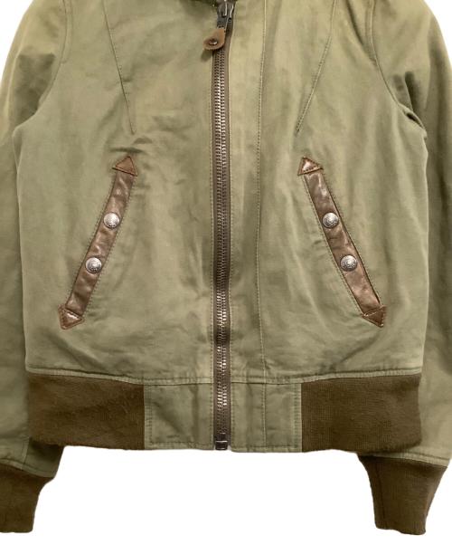 Schott（ショット）Schott (ショット) フライトジャケット オリーブ サイズ:Sの古着・服飾アイテム