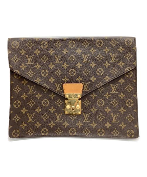 LOUIS VUITTON（ルイ ヴィトン）LOUIS VUITTON (ルイ ヴィトン) クラッチバッグ　モノグラム ブラウンの古着・服飾アイテム