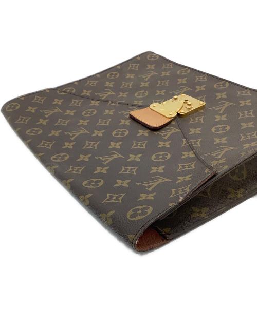 LOUIS VUITTON（ルイ ヴィトン）LOUIS VUITTON (ルイ ヴィトン) クラッチバッグ　モノグラム ブラウンの古着・服飾アイテム