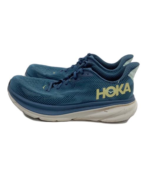 HOKAONEONE（ホカオネオネ）HOKAONEONE (ホカオネオネ) ランニングシューズ クリフトン9 ブルー サイズ:28.5の古着・服飾アイテム