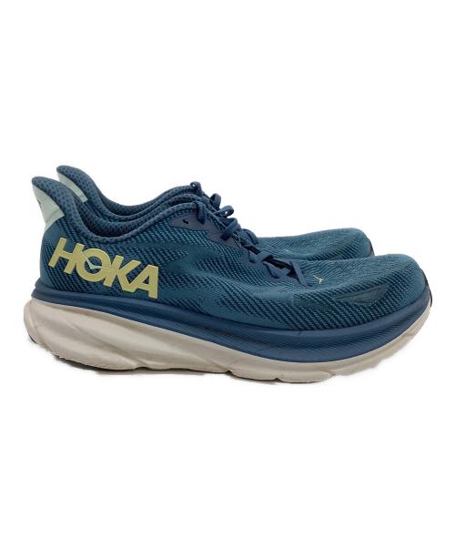 HOKAONEONE（ホカオネオネ）HOKAONEONE (ホカオネオネ) ランニングシューズ クリフトン9 ブルー サイズ:28.5の古着・服飾アイテム