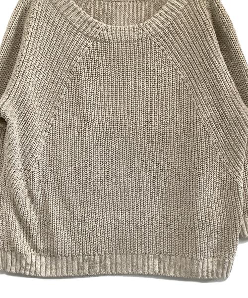 MUSE（ミューズ）MUSE (ミューズ) 厚手ニット ベージュ サイズ:表記なしの古着・服飾アイテム