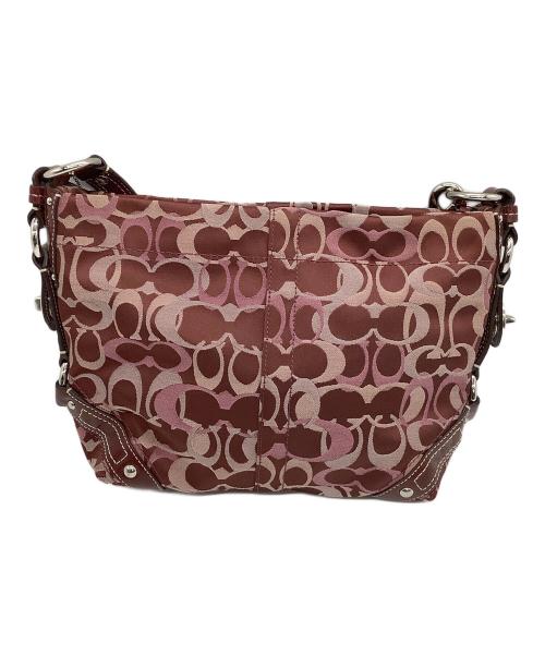 COACH（コーチ）COACH (コーチ) ワンショルダーバッグ 	シグネチャー レッドの古着・服飾アイテム