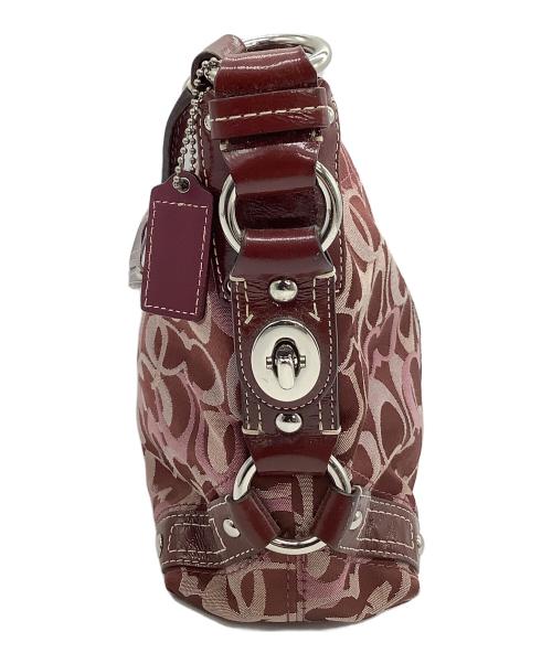 COACH（コーチ）COACH (コーチ) ワンショルダーバッグ 	シグネチャー レッドの古着・服飾アイテム