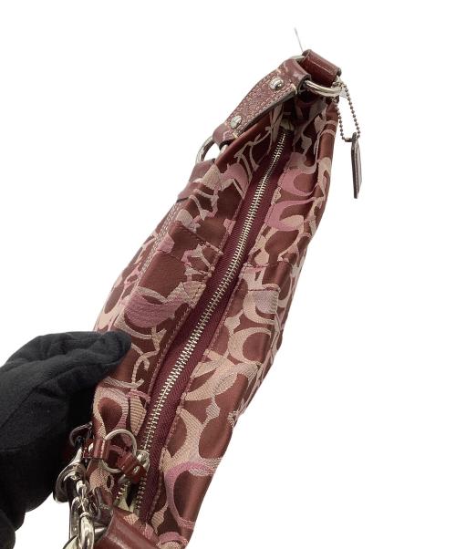 COACH（コーチ）COACH (コーチ) ワンショルダーバッグ 	シグネチャー レッドの古着・服飾アイテム
