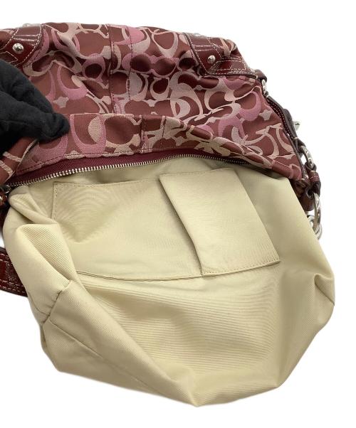 COACH（コーチ）COACH (コーチ) ワンショルダーバッグ 	シグネチャー レッドの古着・服飾アイテム