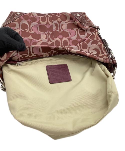 COACH（コーチ）COACH (コーチ) ワンショルダーバッグ 	シグネチャー レッドの古着・服飾アイテム