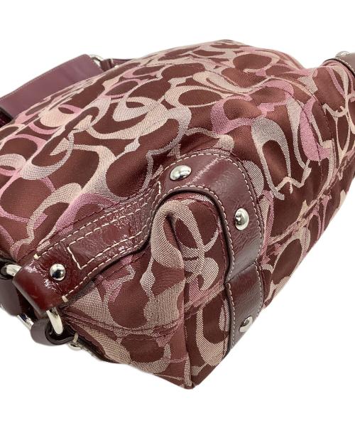 COACH（コーチ）COACH (コーチ) ワンショルダーバッグ 	シグネチャー レッドの古着・服飾アイテム