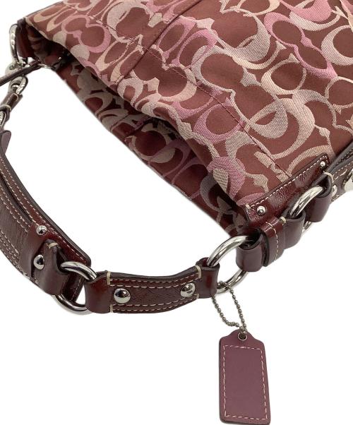 COACH（コーチ）COACH (コーチ) ワンショルダーバッグ 	シグネチャー レッドの古着・服飾アイテム