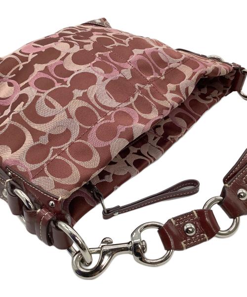 COACH（コーチ）COACH (コーチ) ワンショルダーバッグ 	シグネチャー レッドの古着・服飾アイテム