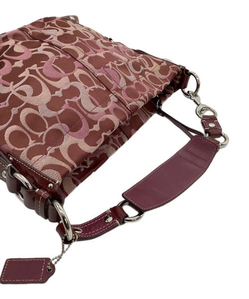 COACH（コーチ）COACH (コーチ) ワンショルダーバッグ 	シグネチャー レッドの古着・服飾アイテム