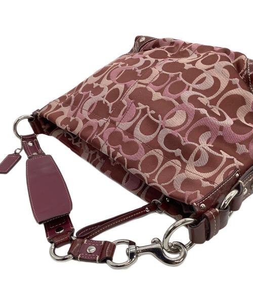 COACH（コーチ）COACH (コーチ) ワンショルダーバッグ 	シグネチャー レッドの古着・服飾アイテム