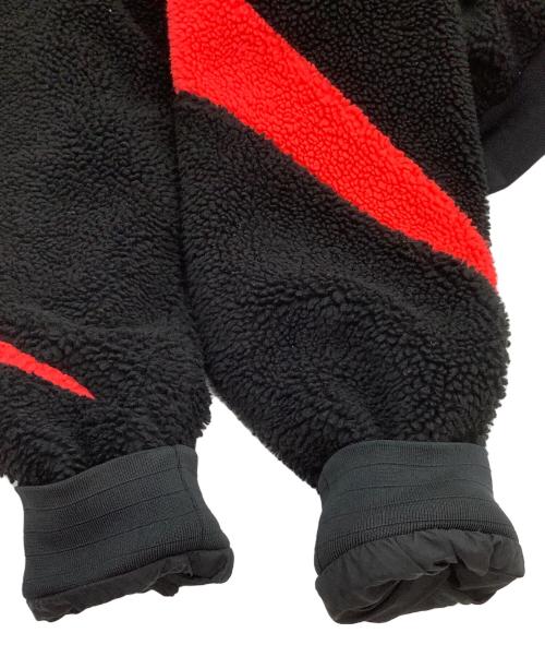 NIKE（ナイキ）NIKE (ナイキ) フリースジャケット　VM スウッシュ フルジップ ジャケット ブラック×レッド サイズ:XLの古着・服飾アイテム
