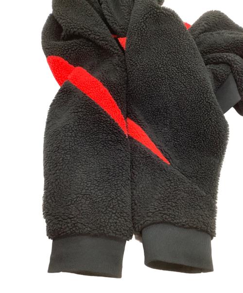 NIKE（ナイキ）NIKE (ナイキ) フリースジャケット　VM スウッシュ フルジップ ジャケット ブラック×レッド サイズ:XLの古着・服飾アイテム