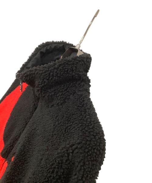 NIKE（ナイキ）NIKE (ナイキ) フリースジャケット　VM スウッシュ フルジップ ジャケット ブラック×レッド サイズ:XLの古着・服飾アイテム