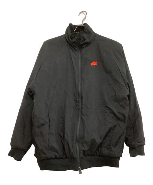 NIKE（ナイキ）NIKE (ナイキ) フリースジャケット　VM スウッシュ フルジップ ジャケット ブラック×レッド サイズ:XLの古着・服飾アイテム