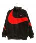 NIKE（ナイキ）の古着「フリースジャケット　VM スウッシュ フルジップ ジャケット」｜ブラック×レッド