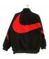 NIKE (ナイキ) フリースジャケット　VM スウッシュ フルジップ ジャケット ブラック×レッド サイズ:XL：8000円