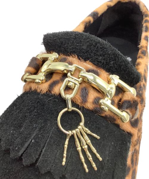 Dr.Martens（ドクターマーチン）Dr.Martens (ドクターマーチン) タッセルローファー ADRIAN BONE SNAFFLE ブラウン×ブラック サイズ:UK8の古着・服飾アイテム