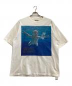 FREAK'S STOREフリークスストア）の古着「半袖Tシャツ　NEVERMIND　NIRVANA」｜ホワイト