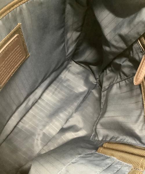 TUMI（トゥミ）TUMI (トゥミ) ビジネスバッグ JARVIS ノース・サウス・トート ネイビー×ブラウンの古着・服飾アイテム