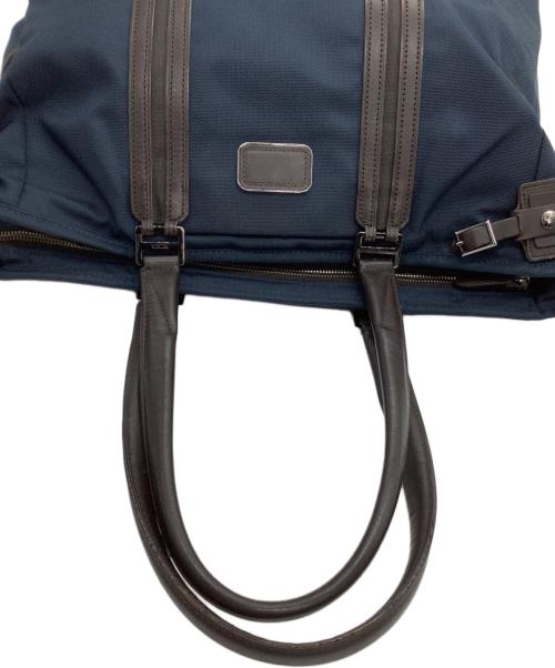 TUMI（トゥミ）TUMI (トゥミ) ビジネスバッグ JARVIS ノース・サウス・トート ネイビー×ブラウンの古着・服飾アイテム