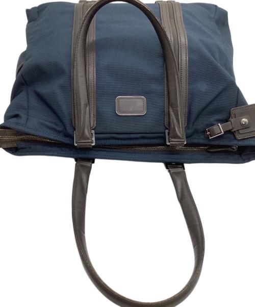 TUMI（トゥミ）TUMI (トゥミ) ビジネスバッグ JARVIS ノース・サウス・トート ネイビー×ブラウンの古着・服飾アイテム