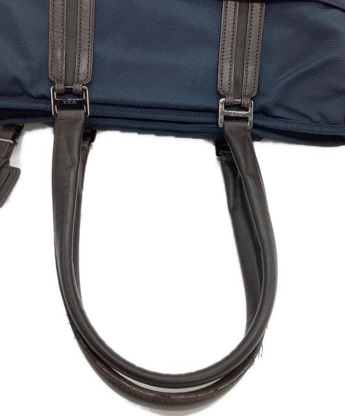 TUMI（トゥミ）TUMI (トゥミ) ビジネスバッグ JARVIS ノース・サウス・トート ネイビー×ブラウンの古着・服飾アイテム