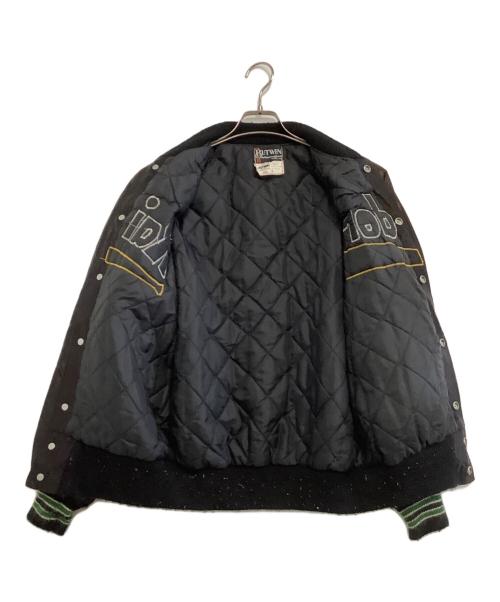 butwin（バトウィン）BUTWIN (バトウィン) スタジャン ブラウン サイズ:Sの古着・服飾アイテム