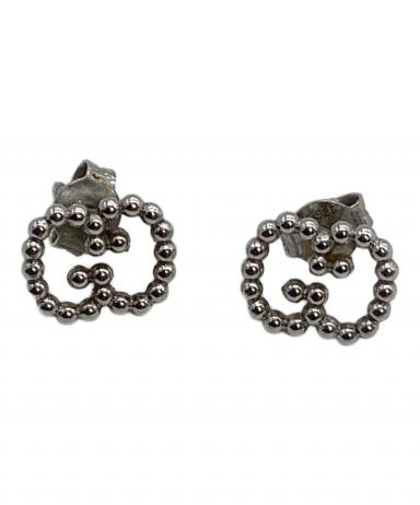 中古・古着通販】GUCCI (グッチ) ピアス インターロッキング シルバー