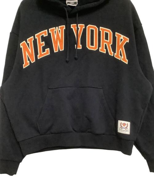 KITH（キス）KITH (キス) パーカー　ニューヨーク・ニックス ブラック サイズ:Lの古着・服飾アイテム
