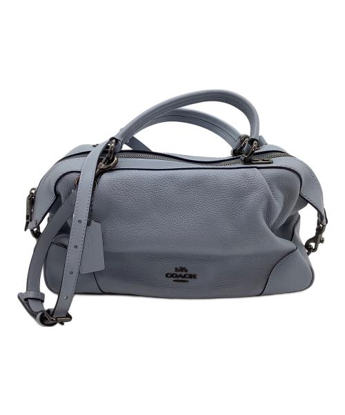 COACH（コーチ）COACH (コーチ) 2WAYショルダーバッグ　レーン サッチェル スカイブルーの古着・服飾アイテム