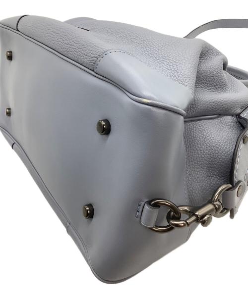 COACH（コーチ）COACH (コーチ) 2WAYショルダーバッグ　レーン サッチェル スカイブルーの古着・服飾アイテム