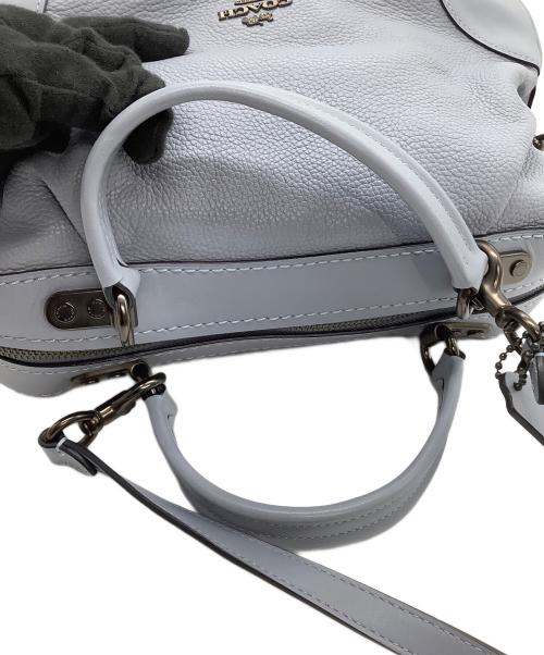 COACH（コーチ）COACH (コーチ) 2WAYショルダーバッグ　レーン サッチェル スカイブルーの古着・服飾アイテム
