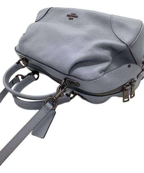 COACH（コーチ）COACH (コーチ) 2WAYショルダーバッグ　レーン サッチェル スカイブルーの古着・服飾アイテム