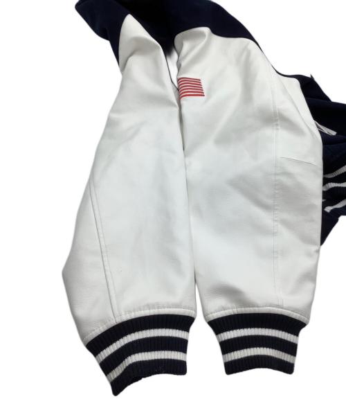 X-LARGE（エクストララージ）X-LARGE (エクストララージ) スタジャン　OG LOGO VARSITY JACKET ネイビー×ホワイト サイズ:XLの古着・服飾アイテム