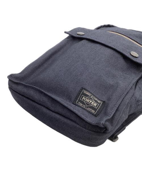 PORTER（ポーター）PORTER (ポーター) キャンバスショルダーバッグ　スモーキー ネイビーの古着・服飾アイテム