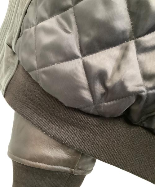 BANANA REPUBLIC（バナナリパブリック）BANANA REPUBLIC (バナナリパブリック) レザーフライトジャケット ブラウン サイズ:Mの古着・服飾アイテム