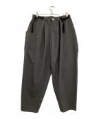 F/CE.エフシーイー）の古着「スラックス　	BALLOON CROPPED TROUSERS」｜グレー